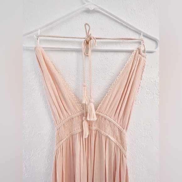 Airy Gauzey Maxi Dress in Dusty Pink - Picture 3 of 6
